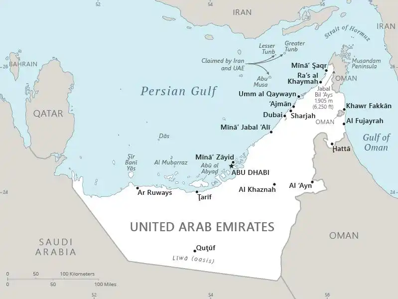 none Map graphic showing major cities and names of neighboring countries